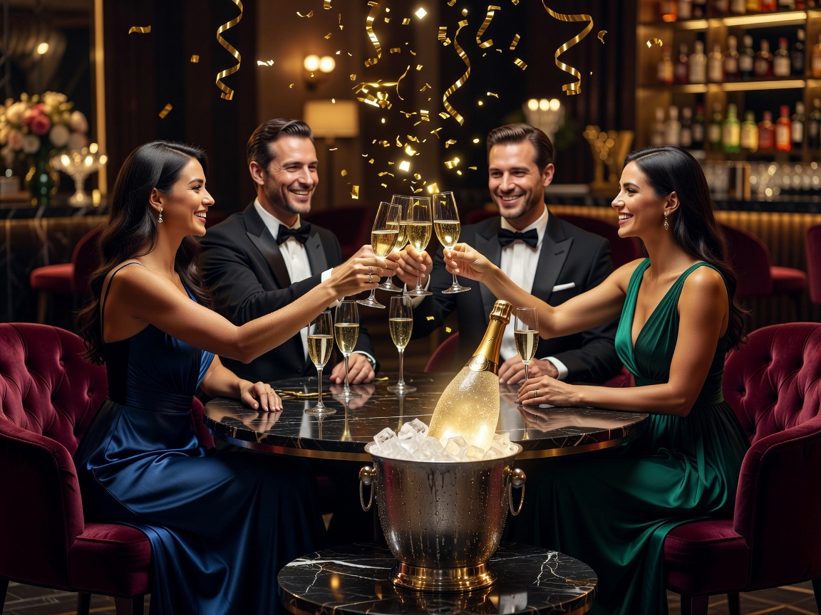 A glowing celebration showing off the VIP journey experience